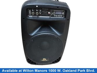 Rk Reck Dance 12 Black Floor Speaker