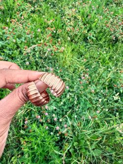 Vintage copper earrings