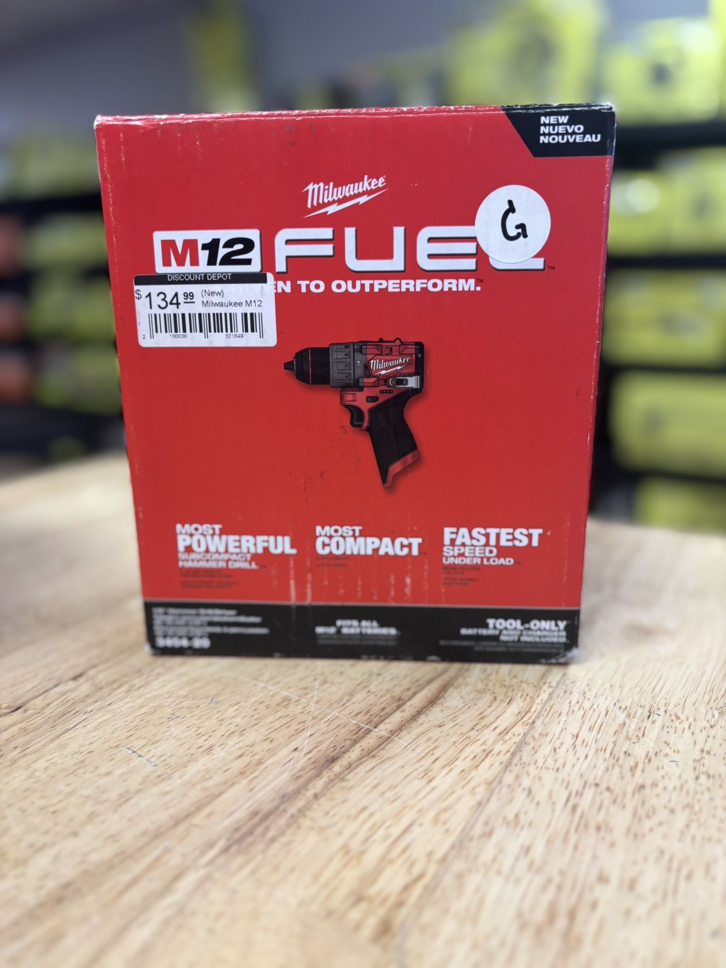 M12 FUEL 12V Lithium-Ion Brushless Cordless 1/2 in. Hammer Drill (Tool-Only)