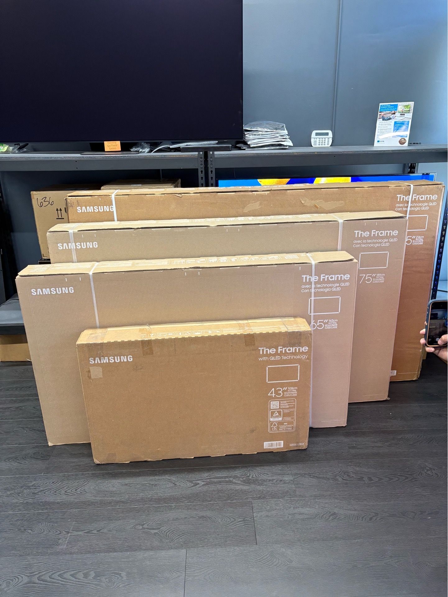 Samsung the frame tv all sizes in stock!