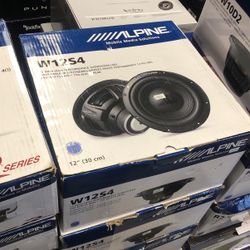 Alpine 12 Inch Subwoofer On Sale For 79.99