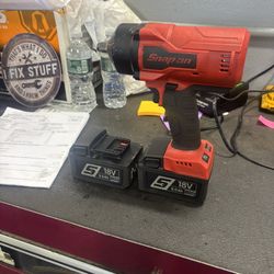 Snap On 1/2 Impact Gun 2 Batteries No Charger 