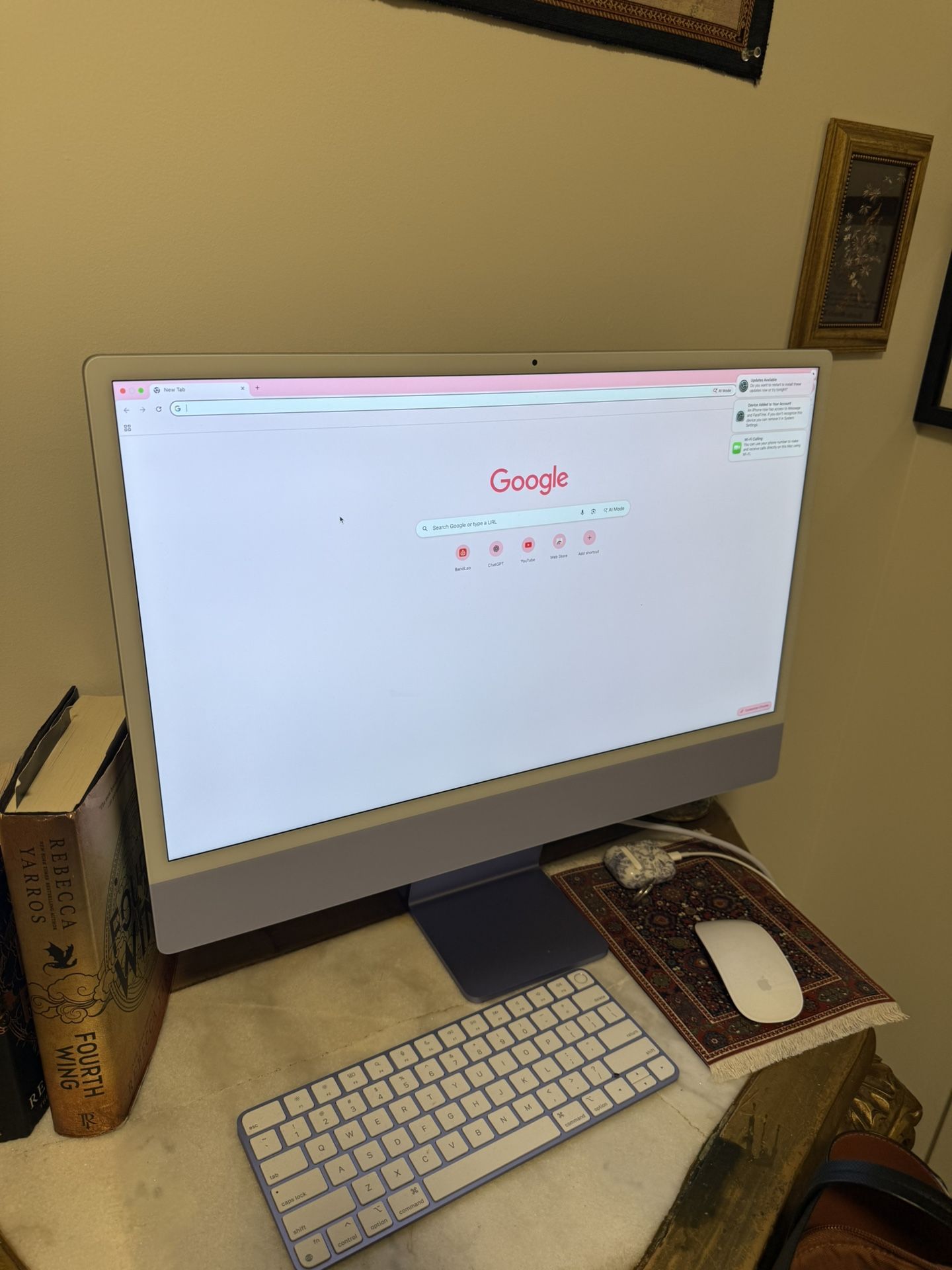 Purple iMac (new 2024)