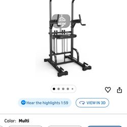 Gym Pull Up Bar Station