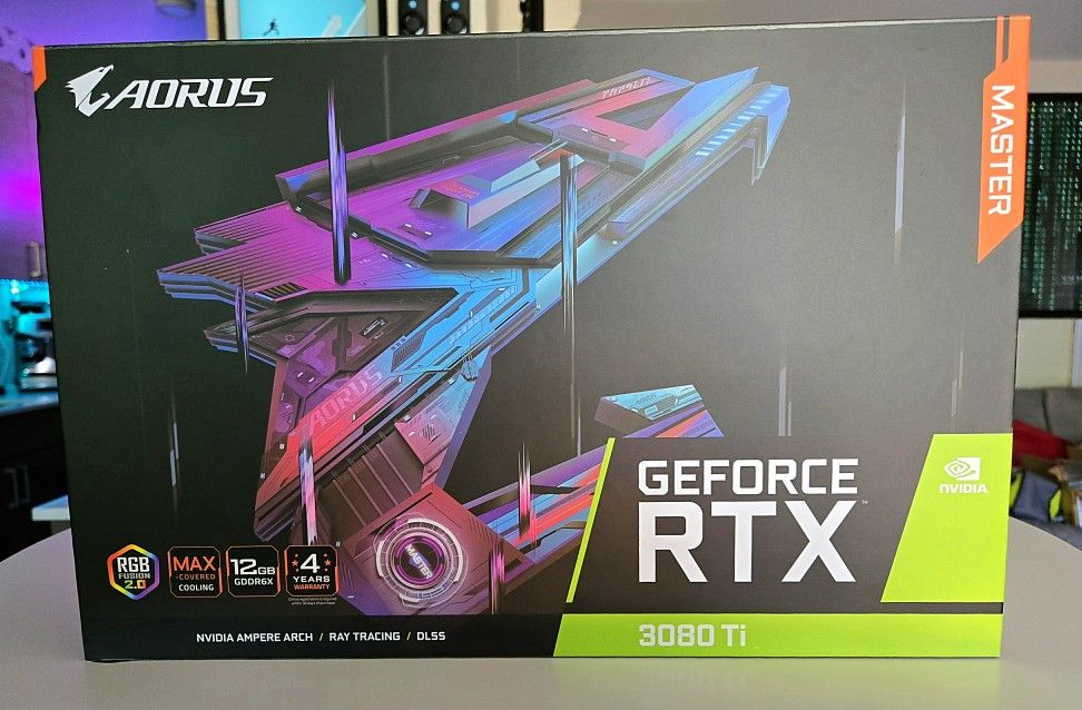 *AORUS MASTER 12GB GDDR6 3080TI GPU - FACTORY WARRANTY UNTIL 2026 - PERFECT CONDITION! *MUST SEE!*