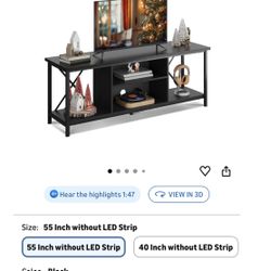 TV STAND WITH LED LIGHTS