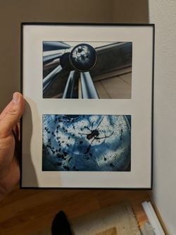 Spider Pictures Framed- Mom And Babies In Wind Chime
