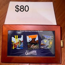 Disney Pins Disney’s California Adventure  LE Pin Set 