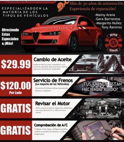 Auto motive service