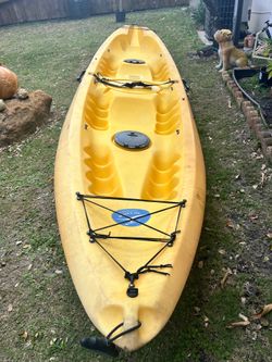 2-Person Sit-On-Top Tandem Kayak with Storage Hatches & Seat