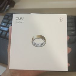 Oura Ring 4- Size 8- Gold 