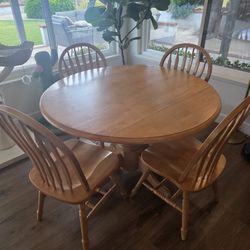 Table and 4 Chairs