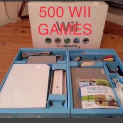 Nintendo WII Loaded With Hard Drive And Over 500 WII GAMES