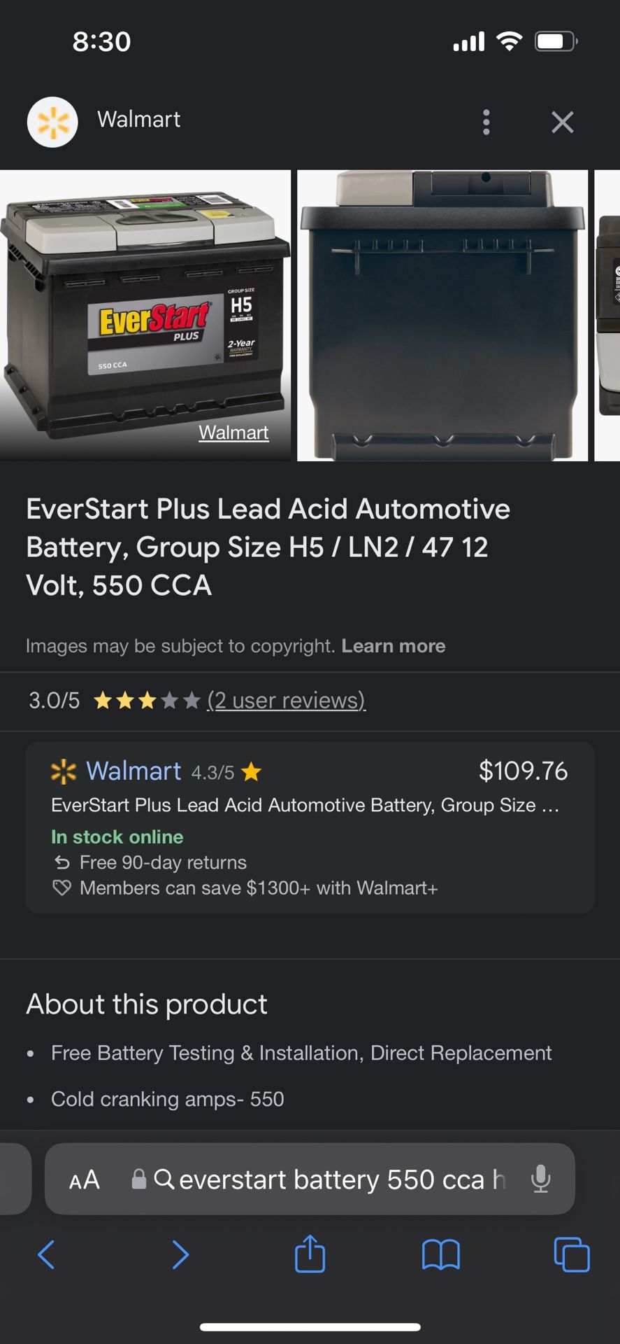 EverStart Battery