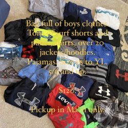 Hoodies, Pants, Shirts, Surf Shorts 