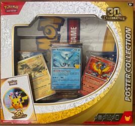 Pokémon TCG 30th Celebration Poster Collection Box
