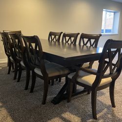 Macys Wooden Dinning Table