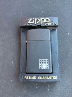 Rohr vintage Zippo lighter new in box. Black
