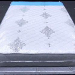 Set Queen Size Mattress Double Sided 10”Brand New In Plastic Delivery Available 