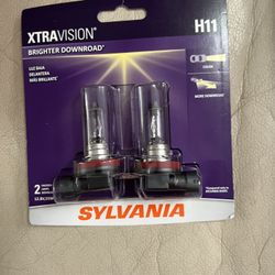 Sylvania H11 XtraVision Halogen Headlight Bulb, 2 Pack, Compatible with Multiple Cars