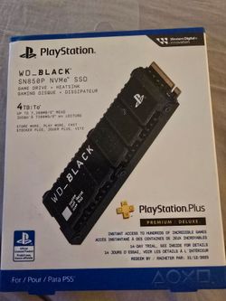 Brand new Sealed Western Digital Black 4tb NVME hard drive with heatsink