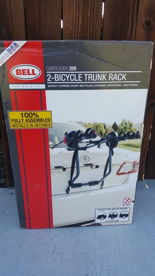 Bell 2 Bicycle Trunk Rack Cantilever 200 Bike Carrier for Sale in