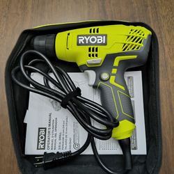 Ryobi corded drill/ NEW OPEN BOX