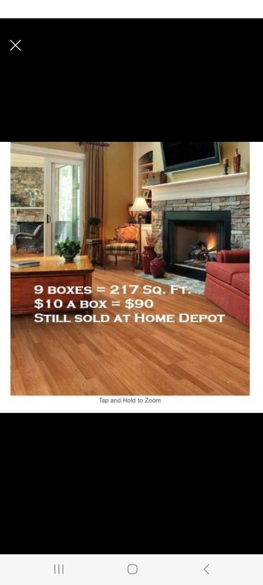 TrafficMaster Gladstone Oak 7 mm T x 7.6 in. W Laminate Wood Flooring (24.2 sqft / case)