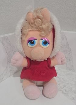 Vintage 1987 McDonald's  Muppets Baby Miss Piggy 9" Plush 