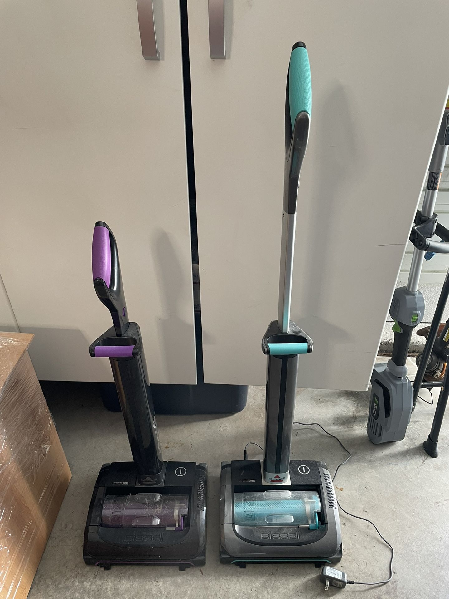 Two Rechargeable Bissell Vacuum Cleaners