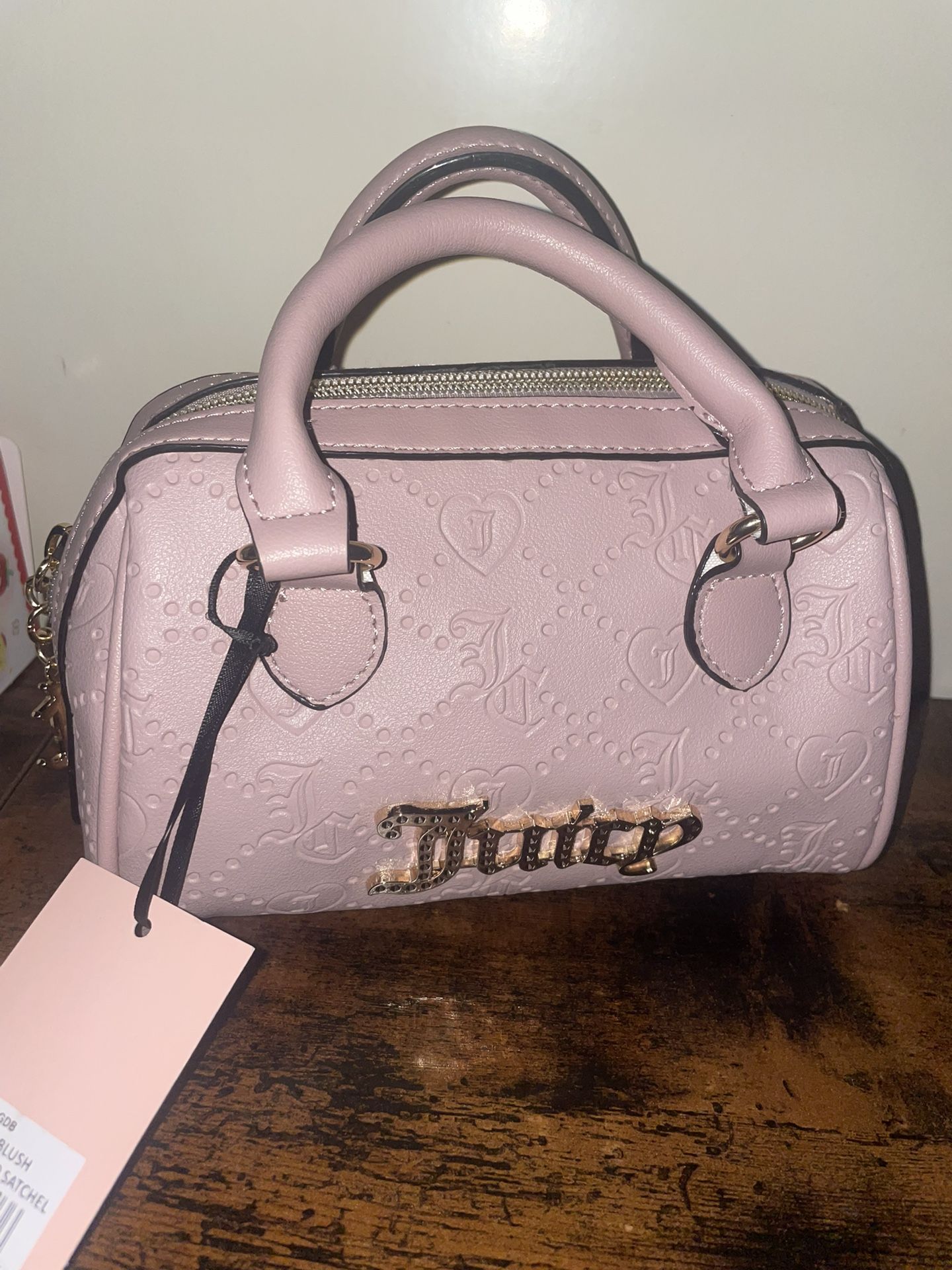 Juicy Couture Semi Charmed Satchel Dusty Blush