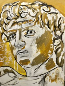 Make a Offer - Acrylic art original, hand made, 36x48 David