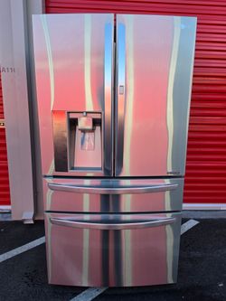 LG STAINLESS STEEL FRIDGE