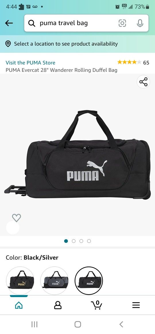Puma Bag With Wheels