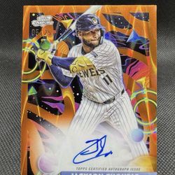 2025 cosmic chrome Jackson Chourio Auto /25