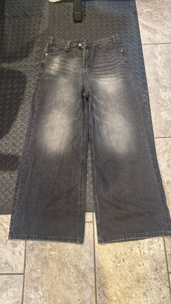 Nyxyn Black denim Baggy Pants