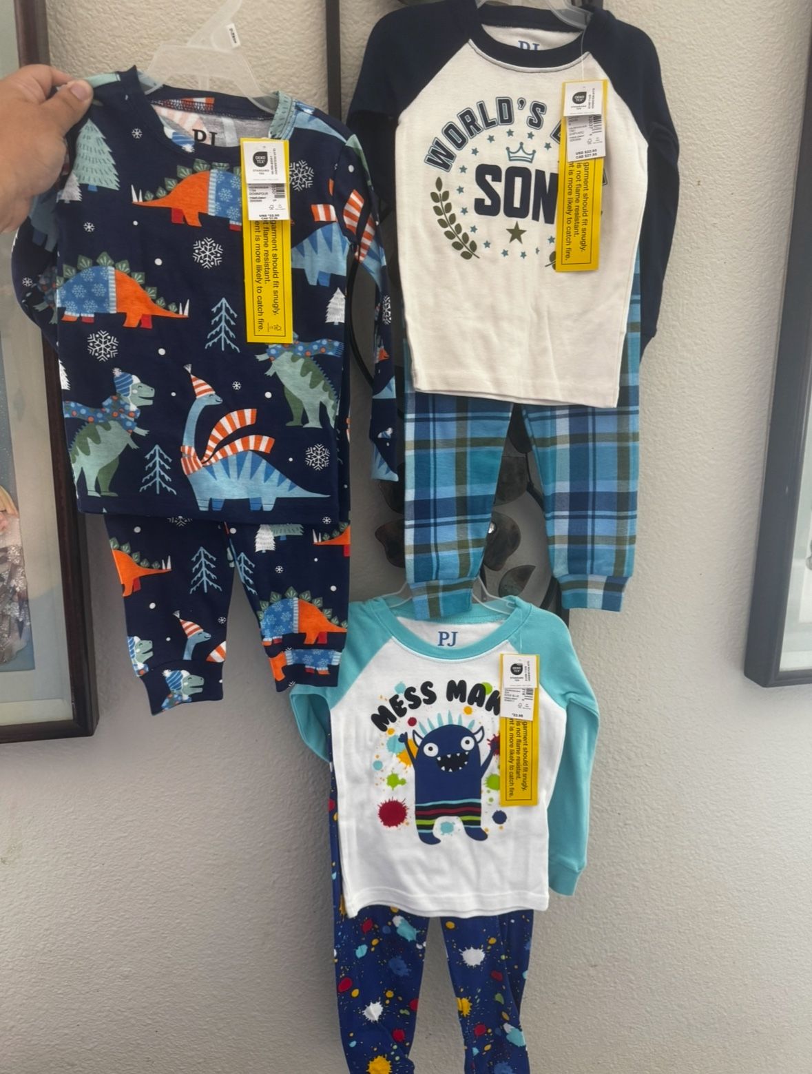 Baby Boy Sleep Sets Size 12-18 Months