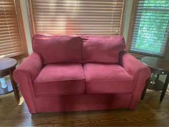 Macy’s Microfiber Loveseat and Matching Chair