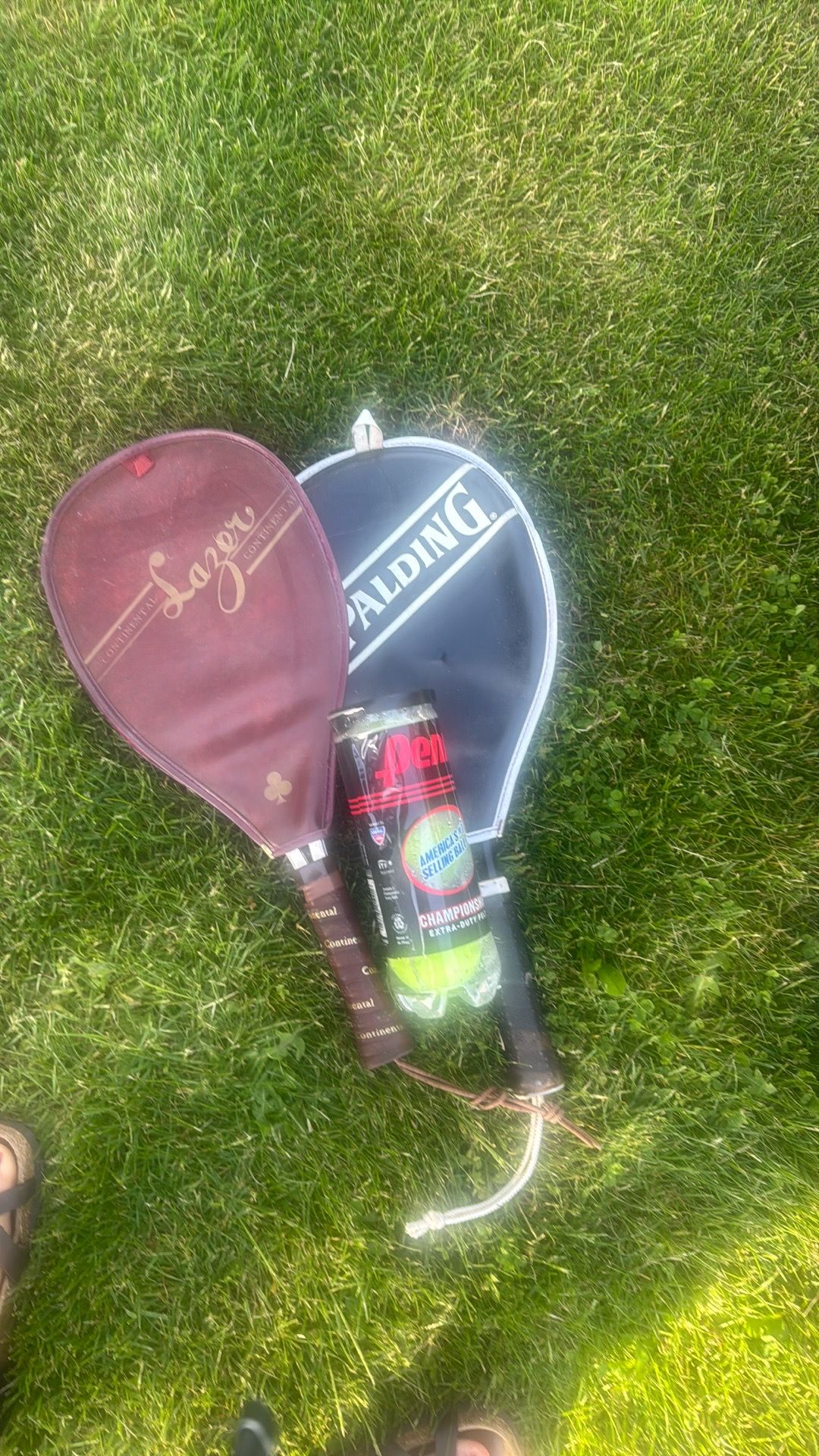 Balls and rackets lot