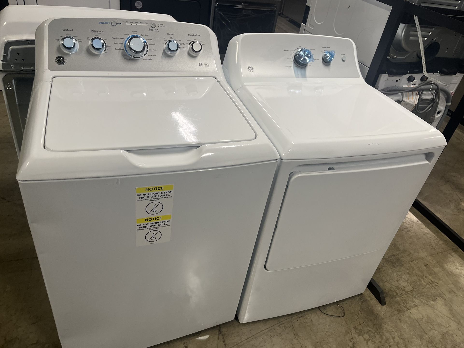 GE TOP LOAD SET GAS DRYER