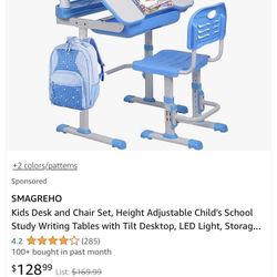 Kids Desk and Chair Set.