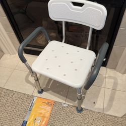 New Shower Bathtub Chair Adjustable Height