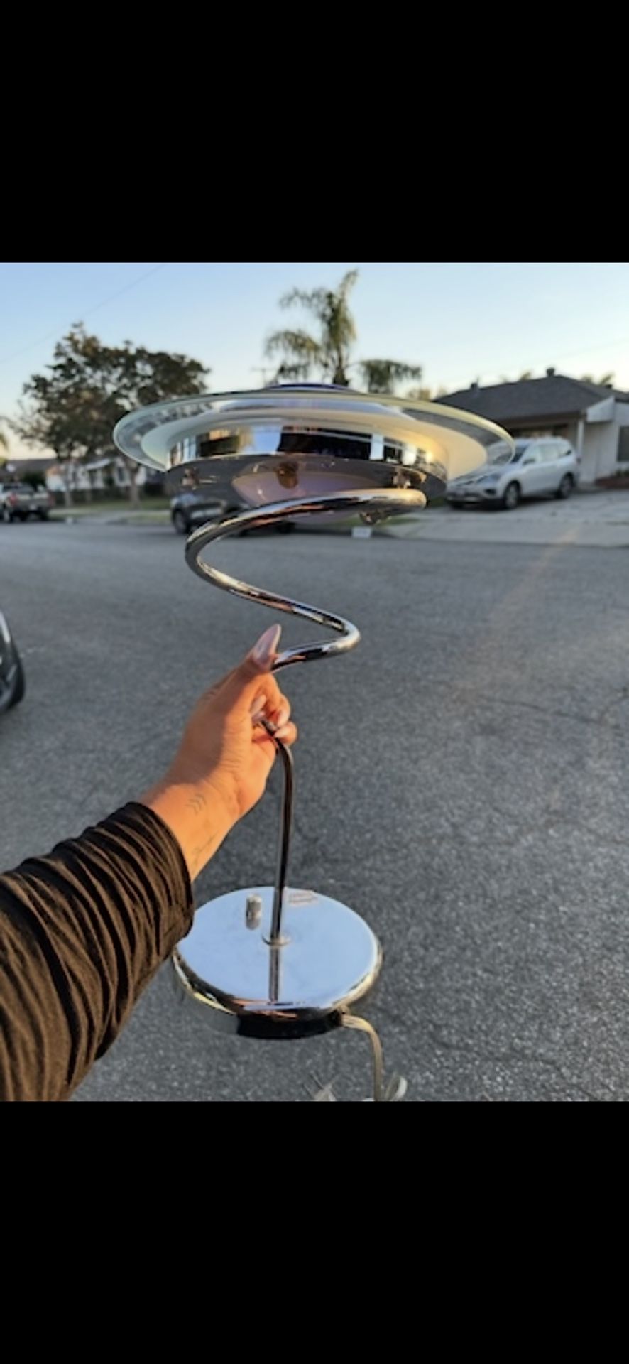 Vintage UFO Lamp