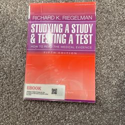 Studying A Study Tasting A Test 