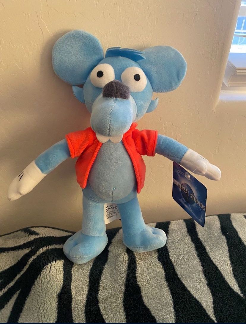 New Simpsons Itchy Plush
