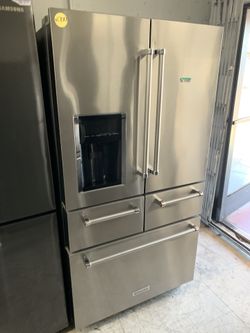 Kitchen aid 5 door in stainless steel