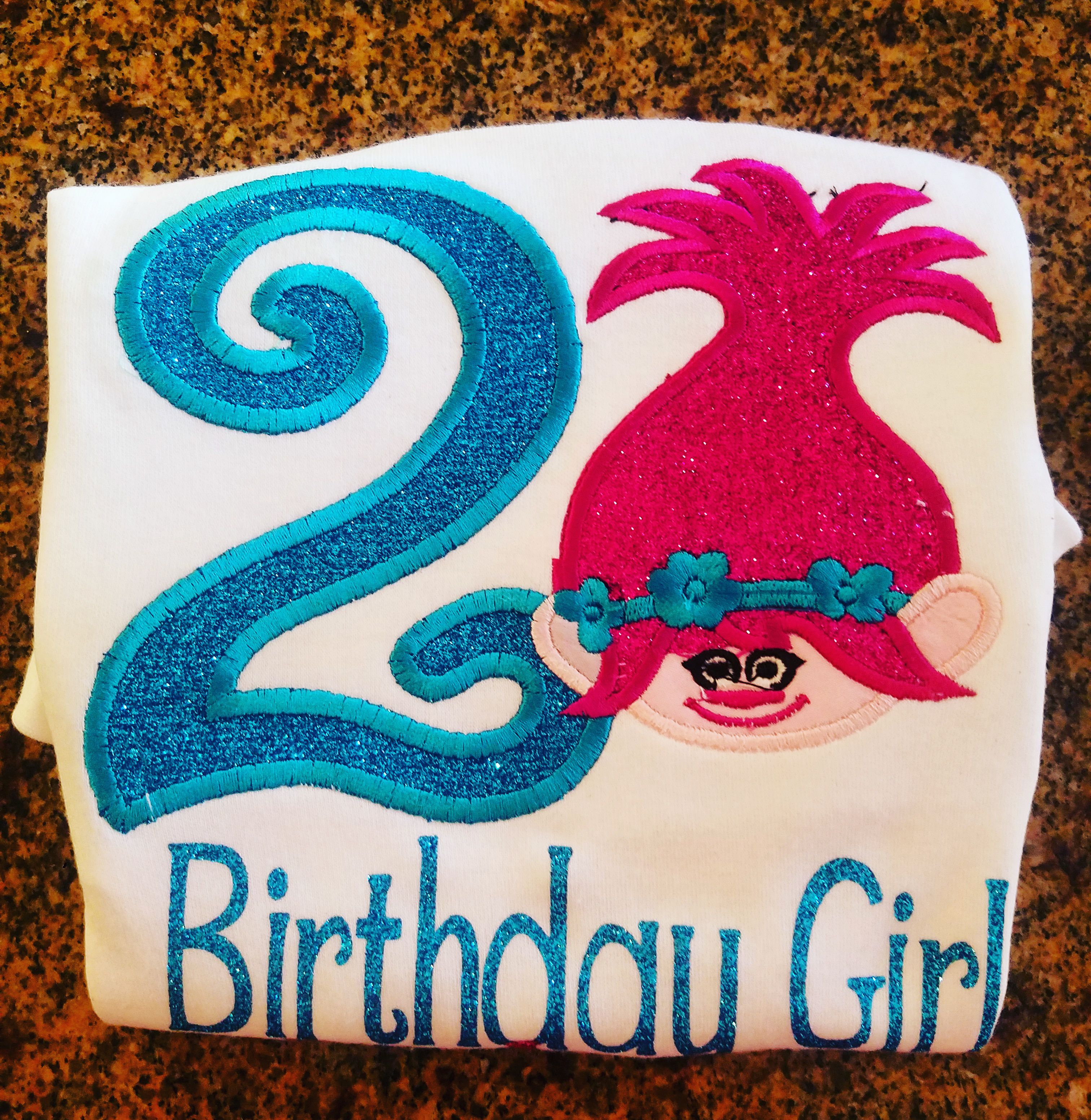 Trolls Birthday Girl Shirt