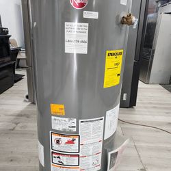 New Water Heater Rheem Performance Platinum Gas 