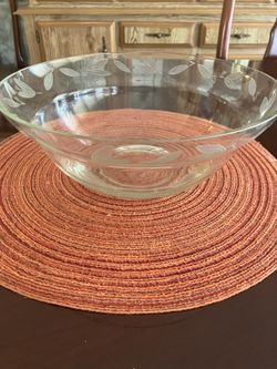 Lovely, large glass bowl