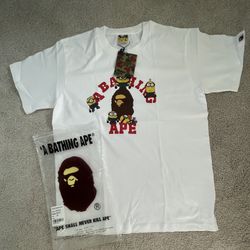 White Minions Bape Tee